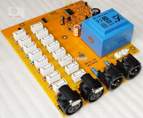 Assembled Relay Volume Control Board / Balanced Potentiometer / Balanced Preamp ► Photo 1/4