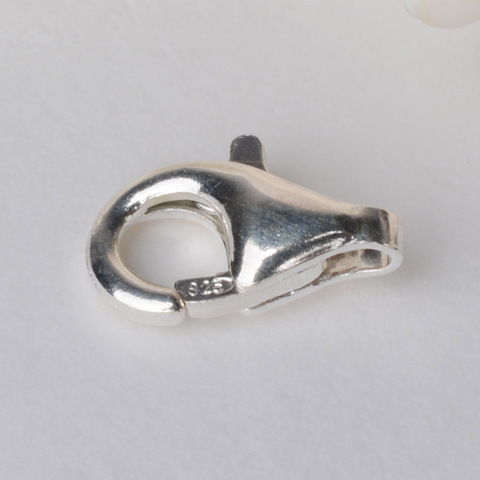 Solid 925 Sterling Silver Lobster Claw Clasp 8-16mm ► Photo 1/3