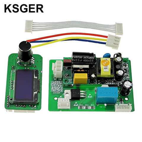 KSGER Hot Air Gun SMD Station DIY Kits OLED Controller Electric Power Tools Dryer 700W Sleeping Mode Nozzles Desoldering Quick ► Photo 1/6