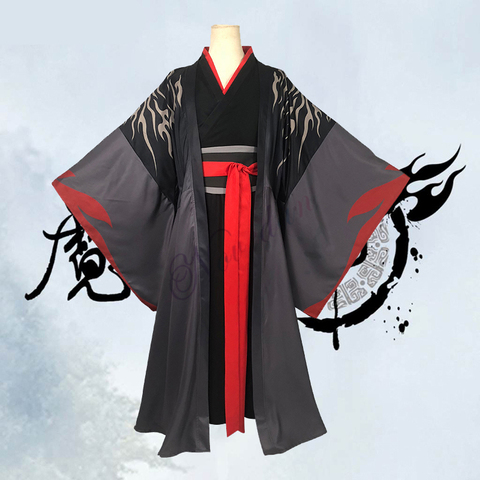 Wei Wuxian Cosplay Mo Xuanyu Costume Anime Grandmaster of Demonic Cultivation Cosplay Mo Dao Zu Shi Costume Men