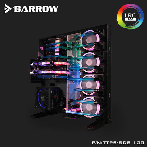 Barrow Acrylic Board as Water Channel use for TT Core P5 Computer Case use for Both CPU and GPU Block RGB to 5V GND 3PIN Header ► Photo 1/1