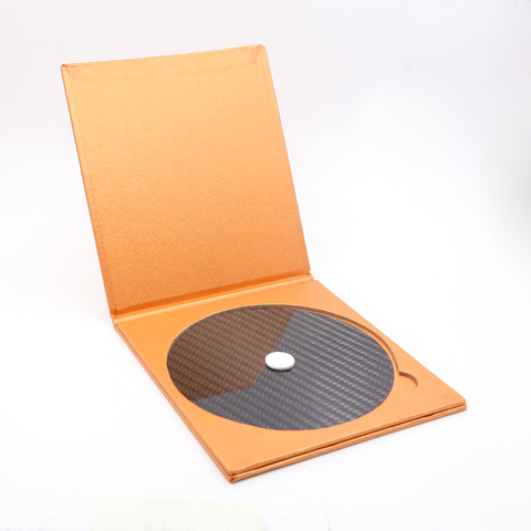 Free shipping HI END 0.2mm Carbon Fiber CD DVD Stabilizer Mat Top Tray Player Turntable ► Photo 1/1