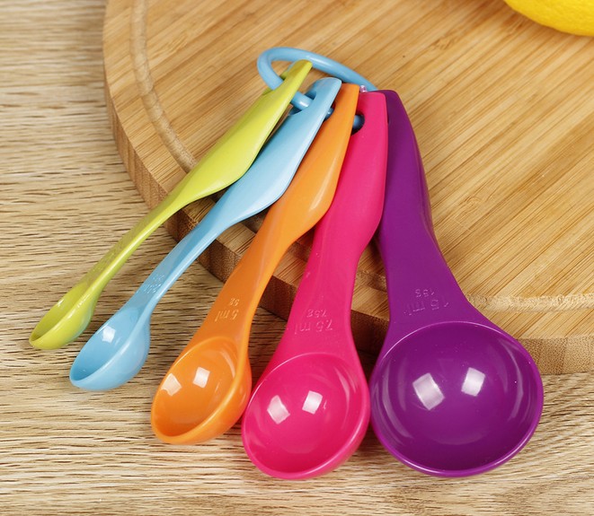 5pcs/set Measuring Spoons Colorful Plastic Measure Spoon Useful Sugar Cake Baking  Spoon Kitchen Baking Measuring Tools - Price history & Review, AliExpress  Seller - ON MY Store