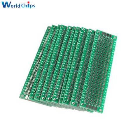 5PCS Double Sided Prototype PCB Breadboard Tinned Universal 2x8 cm 20x80mm FR4 Diy Kit Electronic Board Module Double Sided PCB ► Photo 1/1