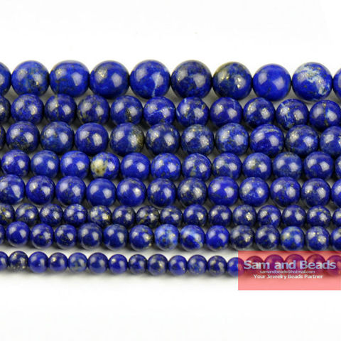 Wholesale Natural Stone Lapis Lazuli Round Loose Beads 15