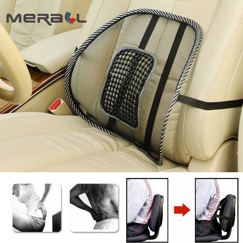 Lumbar Support Mesh Back Support Cushion for Car Seat, Office