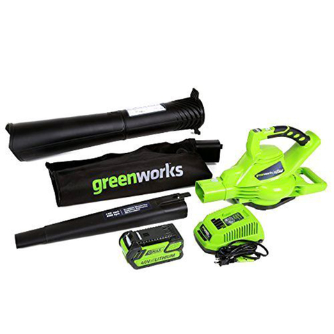 Outdoor Garden GreenWorks DigiPro G-MAX 40V Cordless 185MPH Blower/Vac with 4ah battery Charger ► Photo 1/4