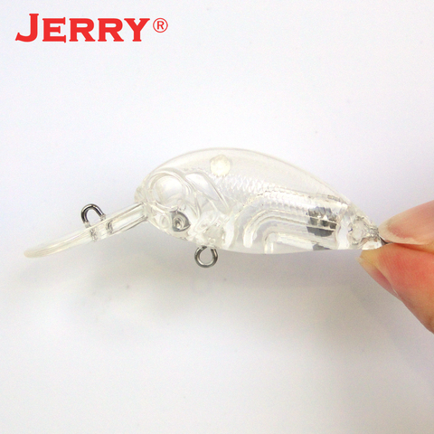 Jerry Scout 10pcs spinning fishing lure unpainted blank body 38mm floating hard baits wobbler crankbait sea shore fishing lures ► Photo 1/6