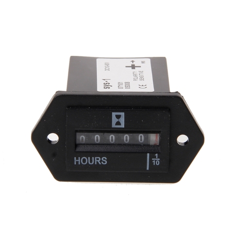DC 10V-80V Generator Sealed Hour Meter Counter For Boats Trucks Tractors Cars Hourmeter ► Photo 1/6