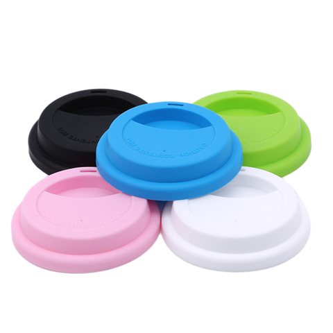 Silicone Insulation Leakproof Cup Lid Heat Resistant Anti-Dust Mug Cover Home Supplies Kitchen Tea Coffee Sealing Lid Caps ► Photo 1/6