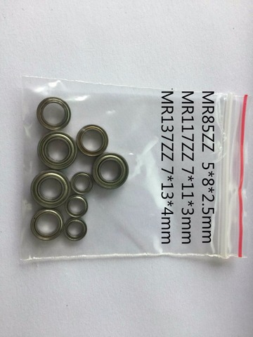9pcs Total Each 3pcs MR85ZZ MR117ZZ MR137ZZ Mini Bearing Deep Groove Metal Sealed Miniature Bearing Ball Bearings ► Photo 1/2