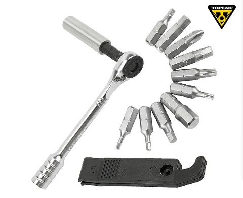 Topeak TT2524 Ratchet Rocket Lite DX Bicycle Hex Torx Wrench 15 in 1 Tool Kits Cycling Repair Tools Portable Bike Mini Tool Set ► Photo 1/1