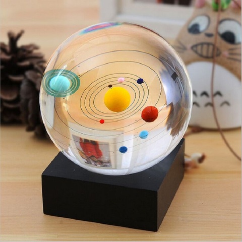 Solar System Crystal Ball Globe Astronomical Celestial Eight Planet Galaxy 8 Planetary Home Living Room Decoration Business Gift ► Photo 1/6
