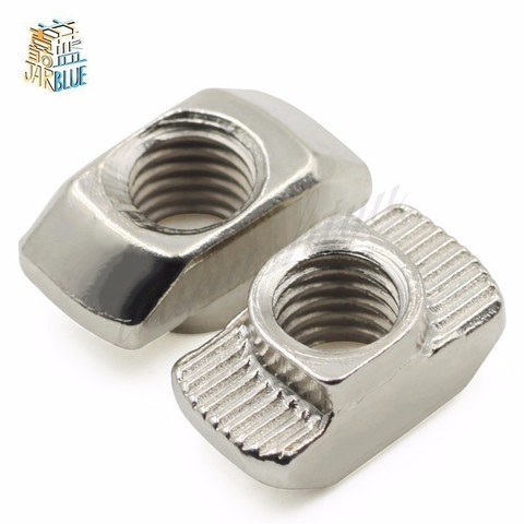 10/20/50/100pcs M3/M4/M5*10*6 for 20 Series Slot T-nut Sliding T Nut Hammer Drop In Nut Fasten Connector 2022 Aluminum Extrusion ► Photo 1/4