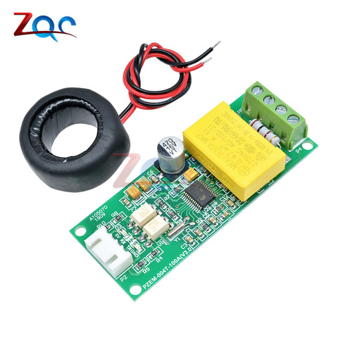 AC Digital Multifunction Meter Watt Power Volt Amp TTL Current Test Module PZEM-004T With Coil 0-100A 80-260V AC For Arduino ► Photo 1/6