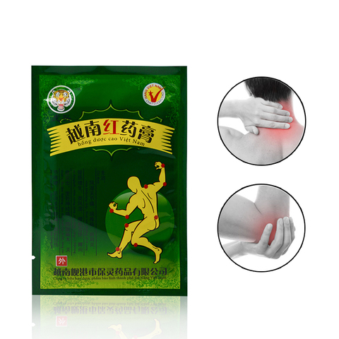 Sumifun 16pcs=2bags Vietnam Red Tiger Balm Plaster Pain Patches Chronic Pain Back Lumbar Spine Pain Medical Patch  C076 ► Photo 1/6
