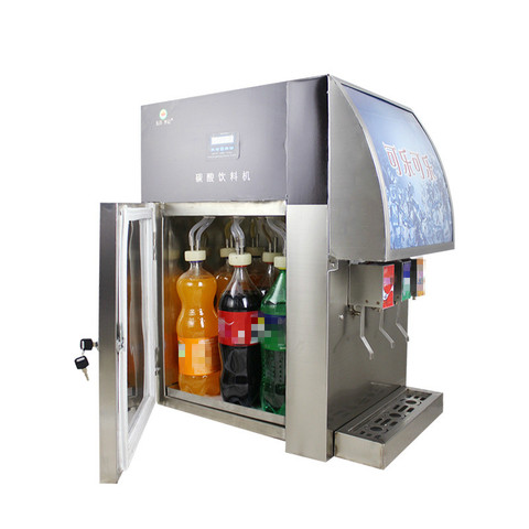 Stainless Steel Commercial 3 Valves Cola Making Machine Automatic Electric Cold Cola Dispenser Carbonated Drink Maker Machine ► Photo 1/6
