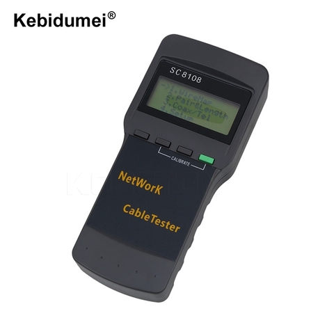 kebidumei Portable SC8108 LCD Wireless Network Tester Meter&LAN Phone Cable Tester & Meter With LCD Display RJ45 ► Photo 1/1