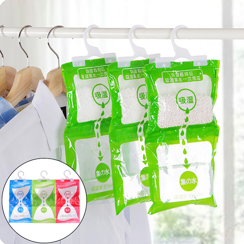 Hanging Wardrobe Hanging Moisture Bag Closet Cabinet Wardrobe Dehumidifier  Drying Agent Hygroscopic Anti-Mold Desiccant Bags - Price history & Review, AliExpress Seller - Betterererer Store