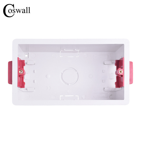 Coswall 146 Type Dry Lining Box For Gypsum Board Plasterboad Drywall 47mm Depth Wall Switch BOX Wall Socket Cassette ► Photo 1/6