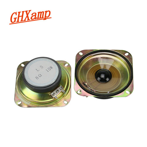 GHXAMP 4 INCH Car Tweeter Speaker Waterproof Speaker 8OHM 15W TREBLE Square High frequency loudspeakers For Car Whistle 1Pairs ► Photo 1/6