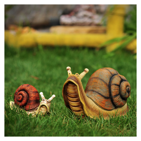 Cute Resin Snail Statue Outdoor Garden Store Bonsai Decorative Animal Sculpture For Home Office Desk Garden Decor Ornament ► Photo 1/6