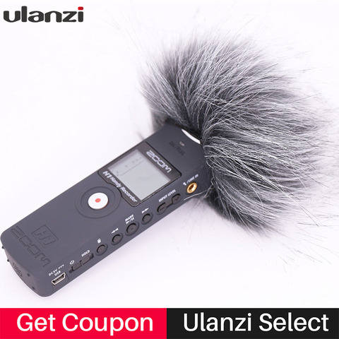 Ulanzi Outdoor Windscreen Deadcat Windshield for ZOOM H1 Handy Recorder Windshield Muff for zoom h1n microphone ► Photo 1/4