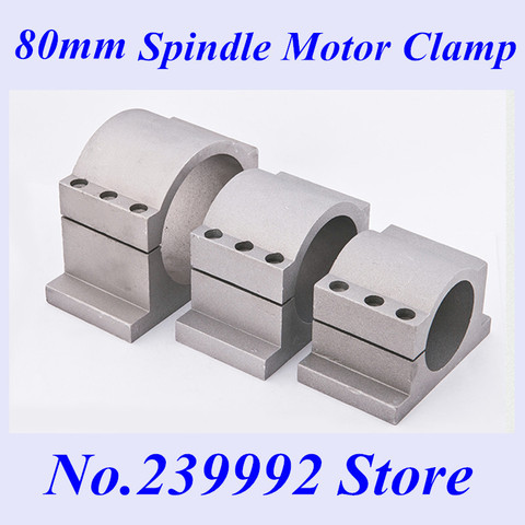 NEW 80mm 62mm spindle motor bracket seat cnc carving machine clamp motor holder cast aluminum 80mm spindle motor ► Photo 1/1