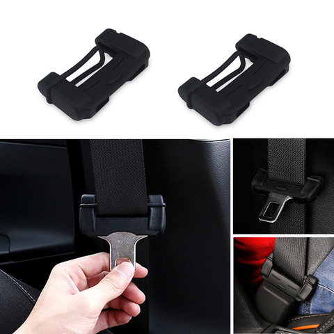 2x Car Seat Safety Belt Buckle Protector Cover For Toyota Corolla RAV4 Camry Prado Avensis Yaris Auris Hilux Prius Land Cruiser ► Photo 1/6