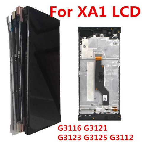 5.0 inch Touch Screen For SONY Xperia XA1 XA1 G3116 G3121 G3123 G3125 G3112 LCD Display Digitizer Assembly Frame With Free ► Photo 1/6