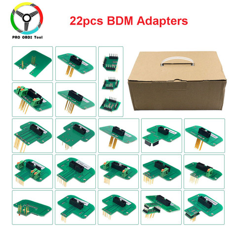 22pcs BDM Adapters Full Set BDM Frame for KTAG KESS FGTECH BDM100 Probe Adapters LED ECU RAMP Chip Tuning Tool 22pcs adapter ► Photo 1/6