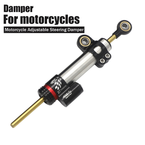 Universal Motorcycle Adjustable Steering Damper Stabilizer For Yamaha MT10 MT 10 MT-10 MT 07 MT-07 MT07 MT09 MT 09 MT-09 ► Photo 1/6