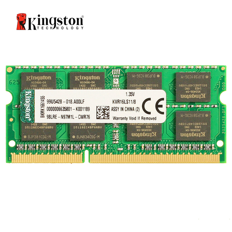 Kingston  DDR3L 8GB  1600Mhz DDR3 8 GB Low Voltage SO-DIMM Notebook Ram (KVR16LS11/8GB) ► Photo 1/3