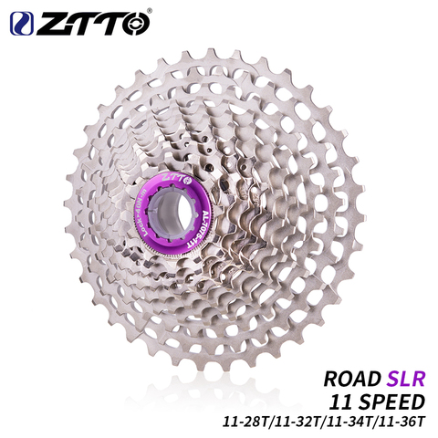 ZTTO Road bike 11 Speed Cassette 11-28T Gravel bike 11-36T 11Speed 11-34T UltraLight K7 11V SLR 11s 11-32T CNC Bicycle Freewheel ► Photo 1/6