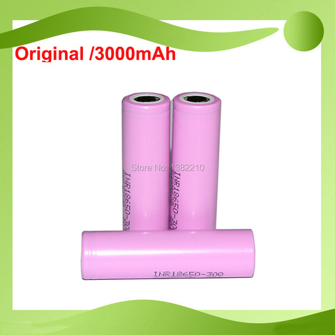 Free shipping!!10PCS/LOT Original 3.7V 18650 3000mAh INR18650-30Q high drain 20A battery for Samsung ► Photo 1/3