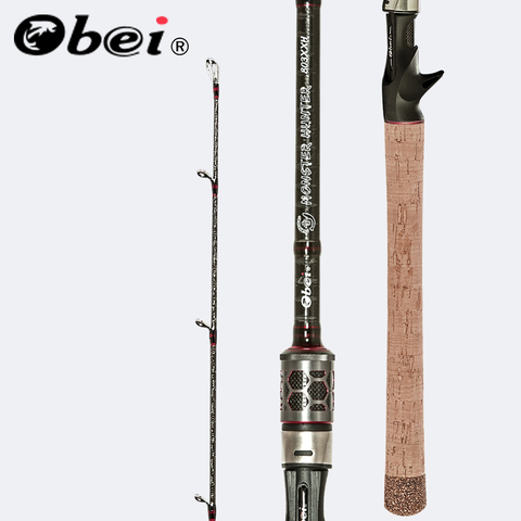 Obei MONSTER HUNTER 803XXH Casting Spinning Fishing Rod Carbon Fiber 2.38m 20-80g Power Catfish LURE Travel Fishing Rod ► Photo 1/6