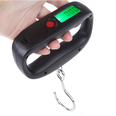 Dropship Portable Digital Luggage Scale 50kg 10g LCD Hanging