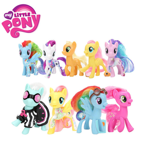 1pcs  My Little Pony Toys the Movie Soarin Sweetie Drops Rainbow Dash Pinkie Pie Rarity PVC Action Figures Pony Colletion Model ► Photo 1/6