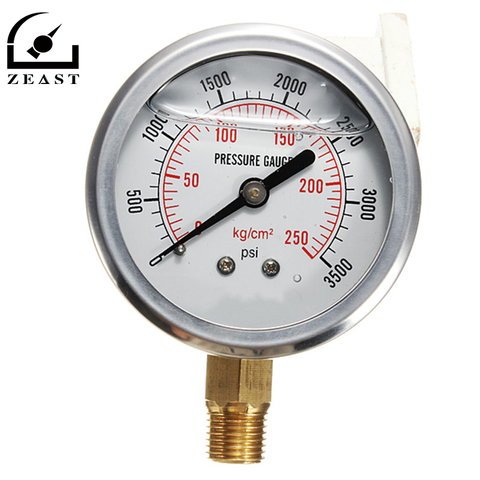 0-3500 PSI Hydraulic Liquid Filled Pressure Gauge New Arrival High Quality ► Photo 1/6
