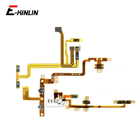 Power Switch On Off Button Ribbon For iPod Touch 2 3 4 5 Nano 6 7 Volume Button Key Flex Cable ► Photo 1/6