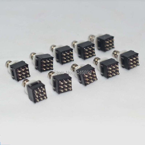 10 x 3PDT 9PIN Foot Switch For Guitar Effects Pedal Box Stomp, True Bypass Guitar Accessories ► Photo 1/4