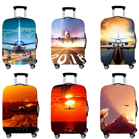 Travel Accessories Luggage Cover Suitcase Protection Baggage Dust Cover Elasticity Aircraft Trunk Set Case For Travel Suitcase ► Photo 1/6