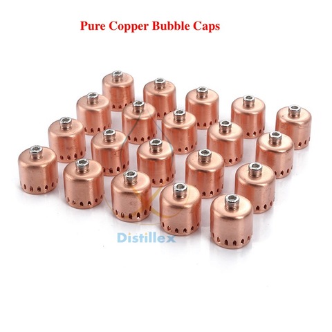 Wholesale ! 99.9% Red Copper bubble caps for bubble plate. Home brewing, Distillation, Reflux column, Moonshine ► Photo 1/1