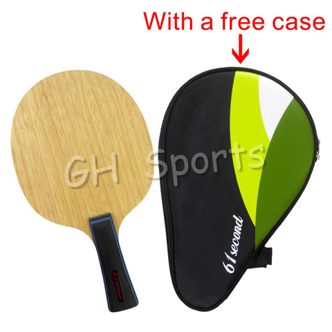 61second 3003 Super Light Table Tennis Racket Blade (FL 55-65g / CS 63-74g) with a free full case ► Photo 1/5