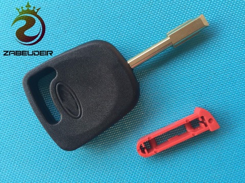 ZABEUDEIR 1pcs of new transponder Key FOB TIBBE BLADE TRANSPONDER KEY For Ford ESCORT FIESTA FOCUS MONDEO TRANSIT red no chip in ► Photo 1/6