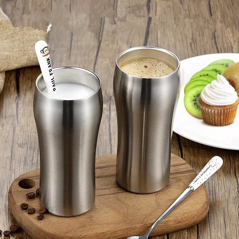 Creative Stemless Vacuum Insulated Cup Stainless Steel Coffee Wine Beer Milk Mug  Thermo cookware Car Travel Cups Drinking Mugs ► Photo 1/6