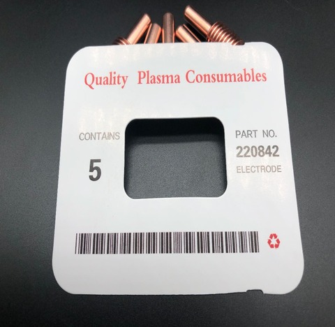 free shipping  25PCS ELECTRODE 220842+220816+220819+220817PLASMA CONSUMABLES ► Photo 1/5