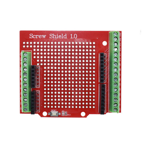 Screw Shield 1.0 Standard Proto Screw Shield Assembled Prototype Terminal Expansion Board forArduino Opening Source Reset Button ► Photo 1/5
