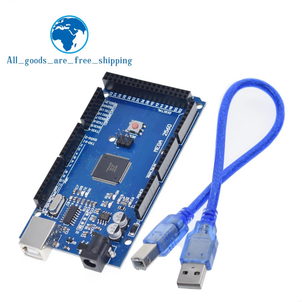 FREE USB CABLE Arduino-compatible Mega2560 R3 ATmega2560-16AU ATmega16U2 Board 