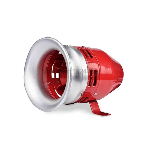 Heavy duty Motor siren MS-390 12V 24V 220V Automotive Air Raid Siren Horn Car Truck Motor Driven Alarm small motor buzzer ► Photo 1/6